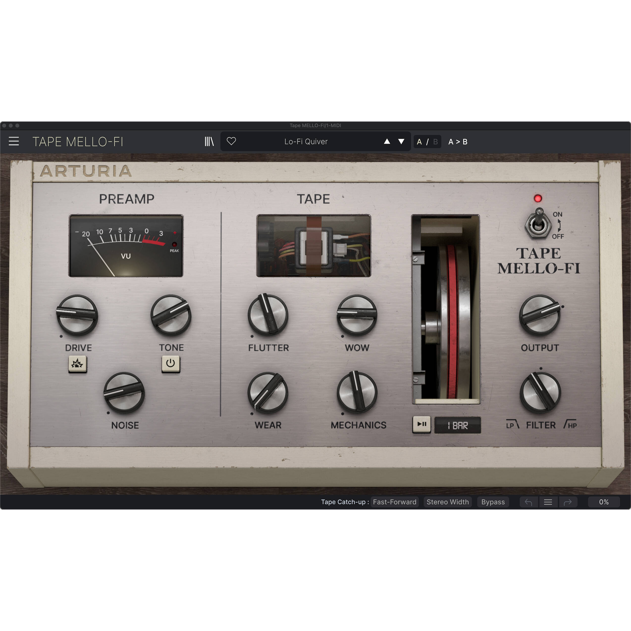 Arturia FX Collection 6 Intro virtual plugin processor interface showing various audio effects and controls.