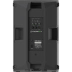 Mackie Thump15v4 active loudspeaker with black enclosure, grille, and control panel, designed for powerful sound reinforcement.