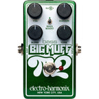 Electro Harmonix Nano Bass Big Muff Pi 2 guitar effects pedal with a compact design and control knobs on top.