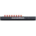 Novation FLkey 2 Mini 25 MIDI keyboard with black keys and compact design, ideal for music production and live performance.