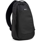Think Tank TurnStyle video equipment bag with compact design, multiple compartments, and adjustable strap for easy carrying.