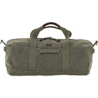 Think Tank Retrospective Duffel used as a video equipment bag with multiple compartments and sturdy handles for carrying gear.