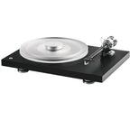 Pro-Ject Debut Reference 10 manual turntable with sleek design, tonearm, and platter visible in the image.