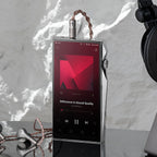 Astell&Kern A&ultima SP4000 portable music player with a sleek black design and high-resolution display screen.