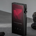 Astell&Kern A&ultima SP4000 portable music player with a sleek black design and high-resolution display screen.