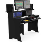 Glorious Workbench studio furniture with sturdy wooden surface and adjustable metal legs, ideal for creative workspaces.