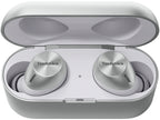 Technics EAH-AZ40M2 wireless in-ear headphones with sleek black design and compact earbuds on a white background.