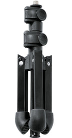 K&M 23150-3 desktop microphone stand with adjustable arm and sturdy base, designed for professional audio setups.
