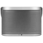 Bang & Olufsen Beosound A5 portable speaker with sleek design and fabric exterior, showcasing its modern, compact shape.