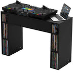 Glorious Modular Mix Station DJ table with adjustable components and sleek design for professional music mixing setup.