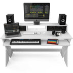 Glorious Sound Desk Pro studio furniture in a sleek design, ideal for music production and audio workspace setup.