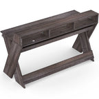 Glorious Sound Desk Pro studio furniture with a sturdy wooden surface and metal frame, ideal for music production setups.