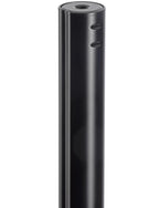 K&M 24650 PA speaker stands with adjustable height and stable tripod base, designed for professional audio setup.