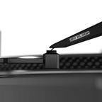 Reloop Premium Stylus Brush for record cleaning, featuring soft bristles to safely clean turntable stylus and record surfaces.