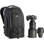 Think Tank StreetWalker Pro V2.0 video equipment bag with padded compartments, black durable design, and multiple carry handles.