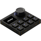 Intech Studio VSN1 Series 3 MIDI controller with knobs, buttons, and sliders for music production and digital audio control.
