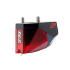 Ortofon 2M Red Verso turntable cartridge with stylus, designed for high-quality vinyl record playback and audio clarity.