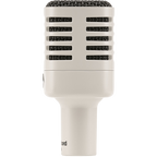 Universal Audio SD-3 dynamic microphone shown with its sleek black body and grille, designed for professional audio recording.