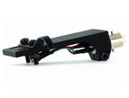 Tonar Headshell Top Q for cartridge accessories, shown in close-up detail with mounting hardware and sleek black finish.