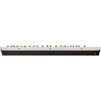 Frap Tools Magnolia keyboard synthesizer with a sleek black design and control knobs, used for music production and sound design.