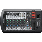 Yamaha Stagepas 400BT portable PA speaker system with built-in Bluetooth, compact design, and multiple input options.