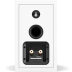 DALI Sonik 1 passive bookshelf speakers showing sleek black design with compact size and front grille for high-quality audio.