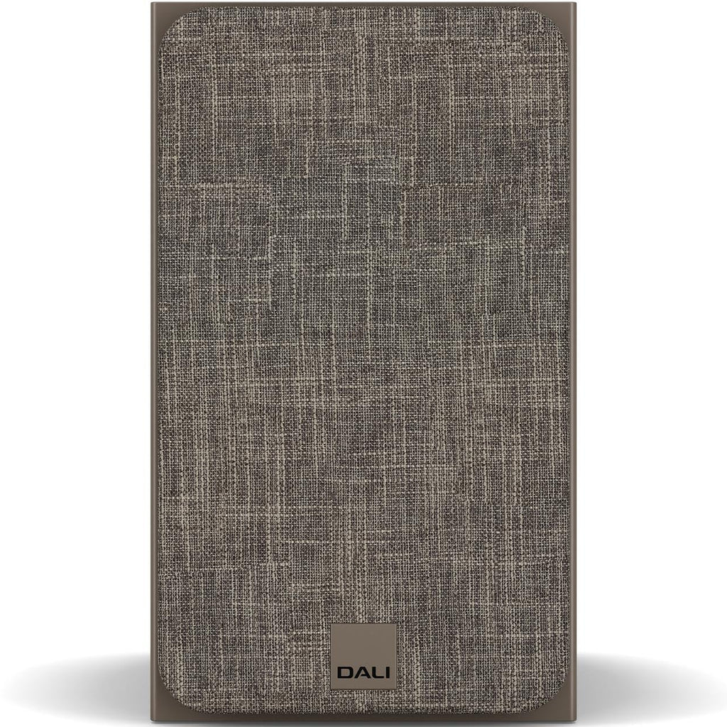 DALI Sonik 1 passive bookshelf speakers with black cabinets and silver drivers, designed for high-quality home audio.