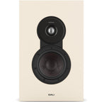 DALI Sonik On-Wall in-wall and outdoor speaker with sleek design and black grille, suitable for home audio and outdoor use.