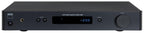 NAD C 338 stereo amplifier with sleek black design and control knobs, showcasing its modern audio equipment appearance.