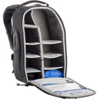 Think Tank StreetWalker Pro V2.0 video equipment bag with multiple compartments and padded straps for comfortable carrying.