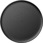 Bang & Olufsen Beosound Balance wireless speaker with sleek design and fabric covering, shown in a modern living room setting.