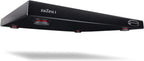 IsoAcoustics zaZen I studio monitor stands with sleek black design, supporting audio speakers for optimal sound clarity.