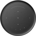 Bang & Olufsen Beosound Balance wireless speaker with sleek design and fabric-covered speaker grille, front view.