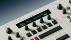 UDO Audio DMNO keyboard synthesizer with a digital screen, featuring various control knobs and a sleek black design.