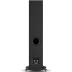 DALI Sonik 5 passive floorstanding speakers shown with sleek black cabinets and multiple drivers for high-quality sound.