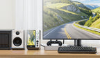 FiiO R9 music streamer with sleek black design, featuring multiple input ports and a digital display on a modern audio device.
