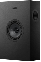 KEF Q4 Meta in-wall and outdoor speaker showing sleek black grille and discreet design for high-quality sound integration.