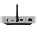 FiiO SR11 music streamer device with sleek black design and control buttons on the front, used for high-quality audio streaming.