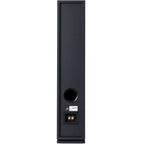 Black Argon Audio Forus 55 passive floorstanding speakers with sleek design and multiple drivers for rich sound.