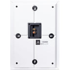 Argon Audio Forus 5 wall-mounted in-wall outdoor speakers with white finish, designed for outdoor audio installation.