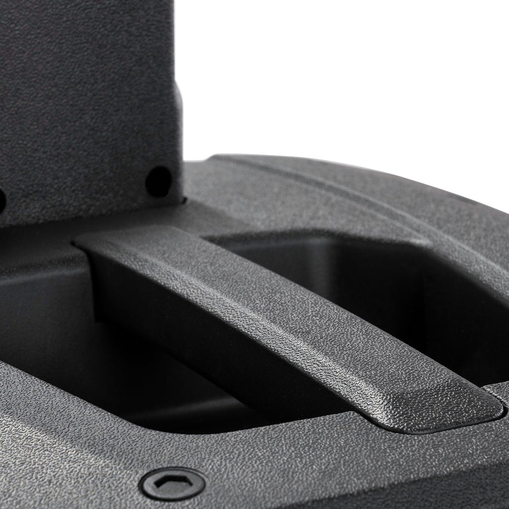 Alto Professional TS108C active column speaker with sleek black design and multiple speaker drivers visible in the image.