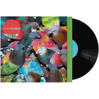 Black vinyl LP of Blawan's SickElixir album by XL Recordings, featuring electronic music with a sleek black record design.