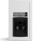 DALI Dali Opticon 1 MK2 passive bookshelf speakers in white, showing the front view with drivers and sleek design.