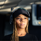 Hollyland Solidcom SE Pro remote headset for video communication, featuring over-ear design and professional audio accessories.