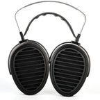 HiFiMAN Arya Organic wired headphones with open-back design and large drivers for high-fidelity audio listening.