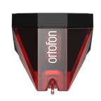 Ortofon 2M Red moving magnet turntable cartridge, close-up detail