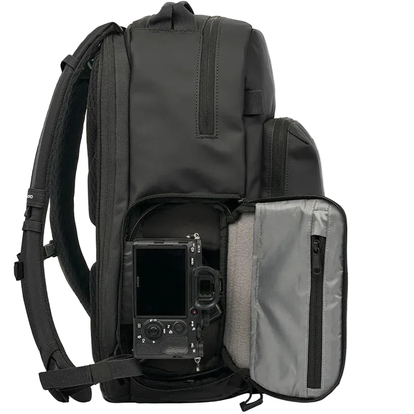 Black Wandrd Prvke Pocket camera bag for video equipment with compact design and secure zipper closure.