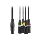 Rode NT-SF1 camera microphone with cable, professional shotgun mic ideal for high-quality audio recording on cameras and camcorders