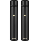 Rode TF-5 condenser microphone front view showing its sleek black body and professional audio capture design.