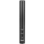 Rode VideoMic NTG camera microphone front view, compact shotgun mic with shock mount and cable for professional audio recording.